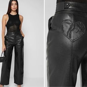 Vegan Croc Broken Heart Trousers
